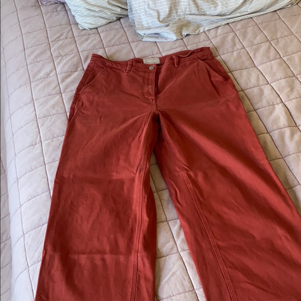 EVERLANE wide leg crops